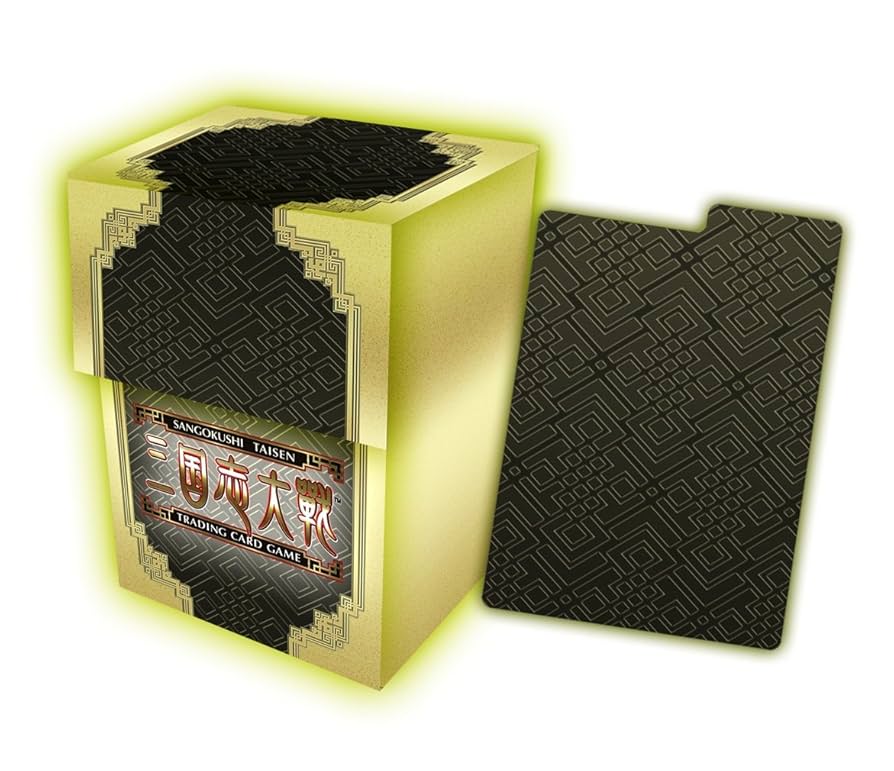三国志大戦tcg 伝国の玉璽カードキャンペーン　デッキケース　黒金2今回セット 三国志大戦トレーディングカードゲーム公式サイト